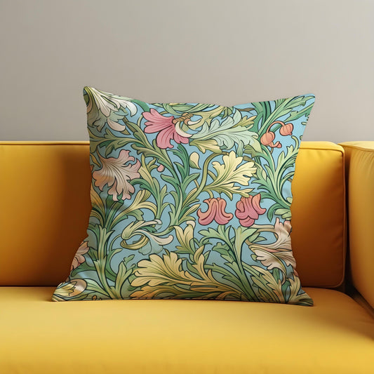 Classic Floral Cushion Cover, Farmhouse Decorative Pillow Cover