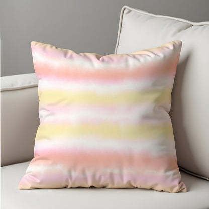 Pastel Ombre Cushion Cover, Striped Throw Pillow Case