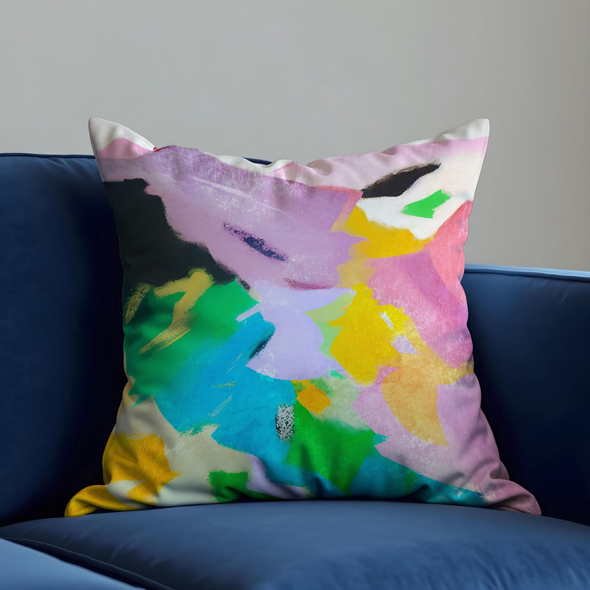 Colour Splash Cushion Cover, Rainbow Throw Pillow Case