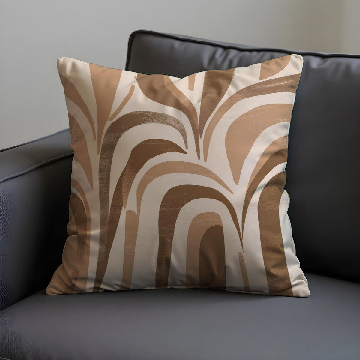 Neutral Arch Cushion Cover, Beige Throw Pillow Case