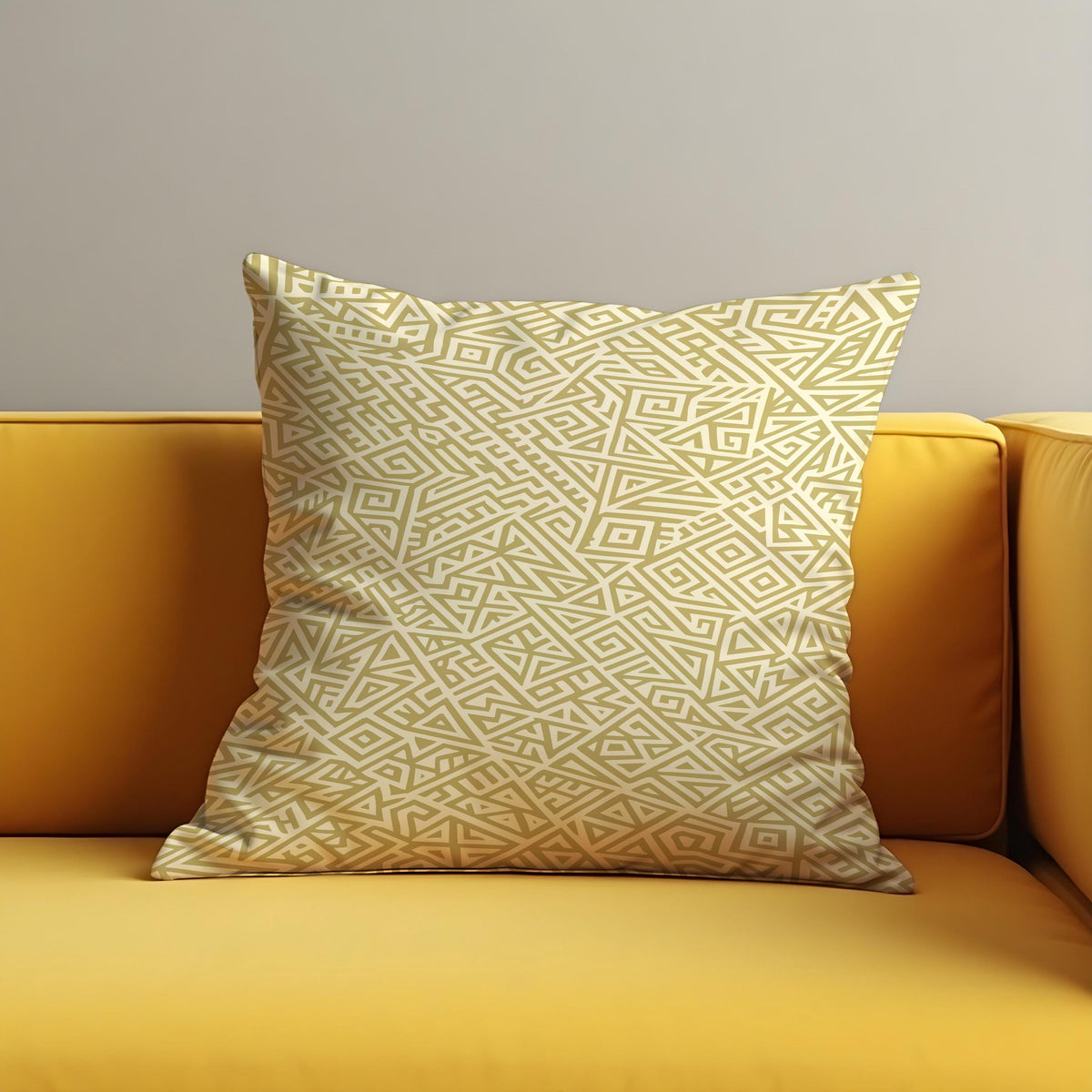 Neutral Geometric Cushion Cover, Abstract Pillow Case