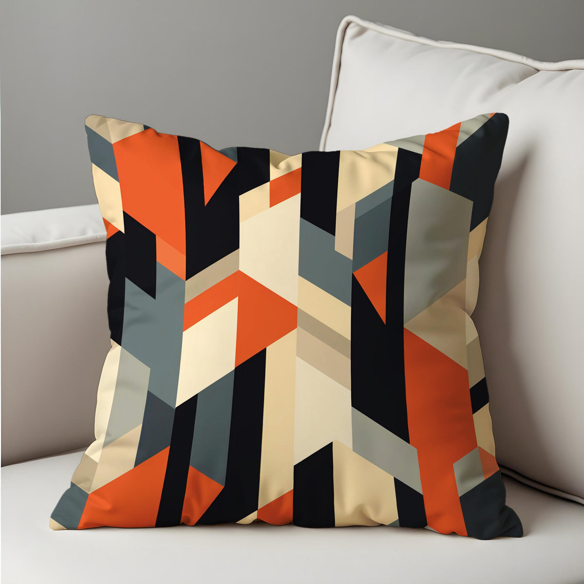 Modern Geometric Cushion Cover, Abstract Pillow Case