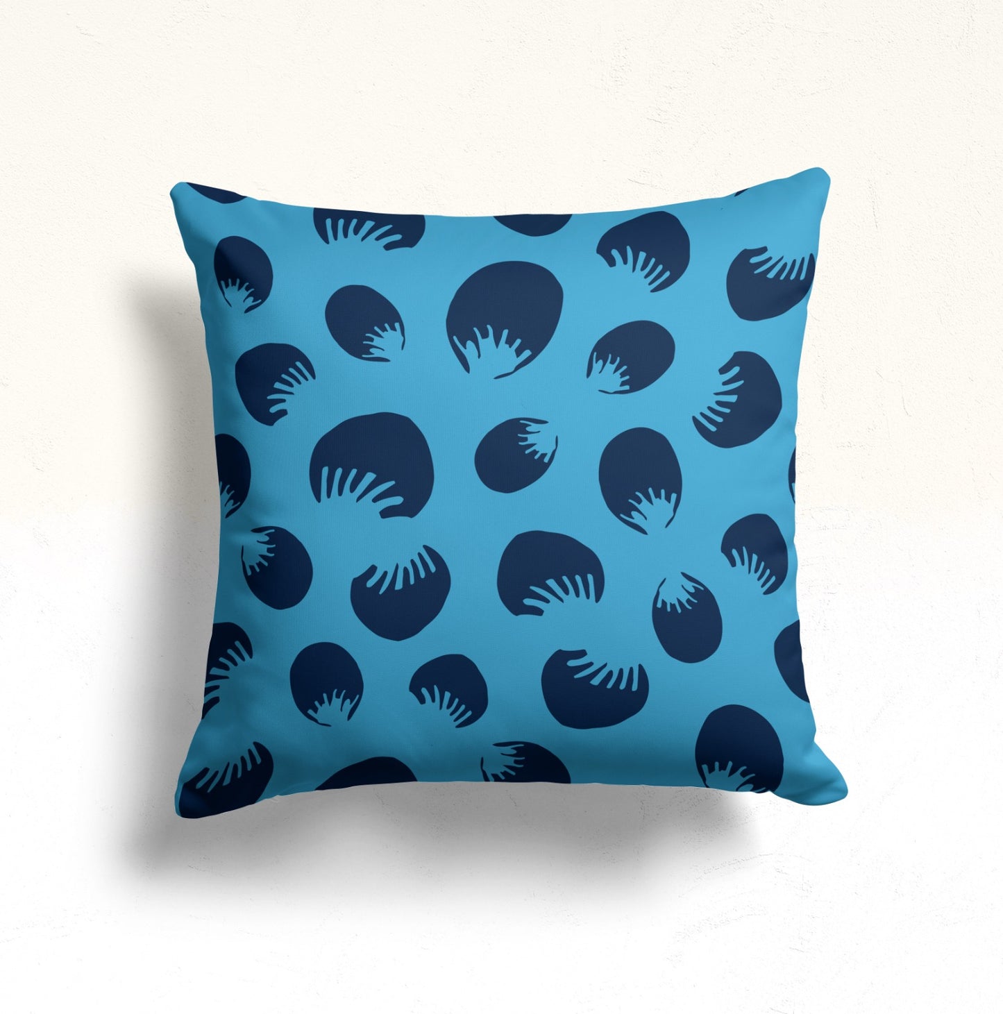 Modern Floral Striped Cushion Cover