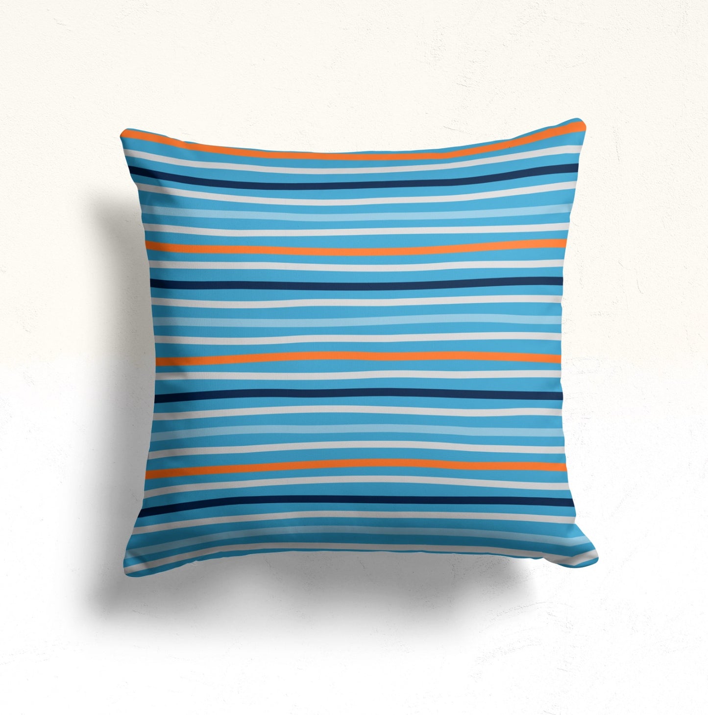 Modern Floral Striped Cushion Cover