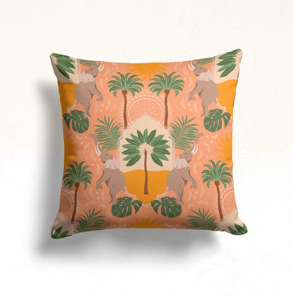 Pastel, Watercolor Garden Cushion Cover, Mystical Eyes Dekor