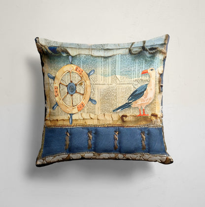Crab Sea Life Fish&Turtle Cushion Cover