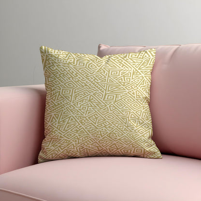 Neutral Geometric Cushion Cover, Abstract Pillow Case