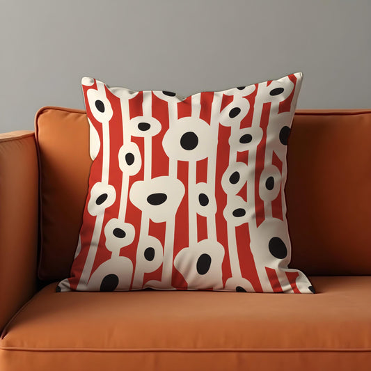Retro Pop Art Cushion Cover, Graphic Throw Pillow Cover