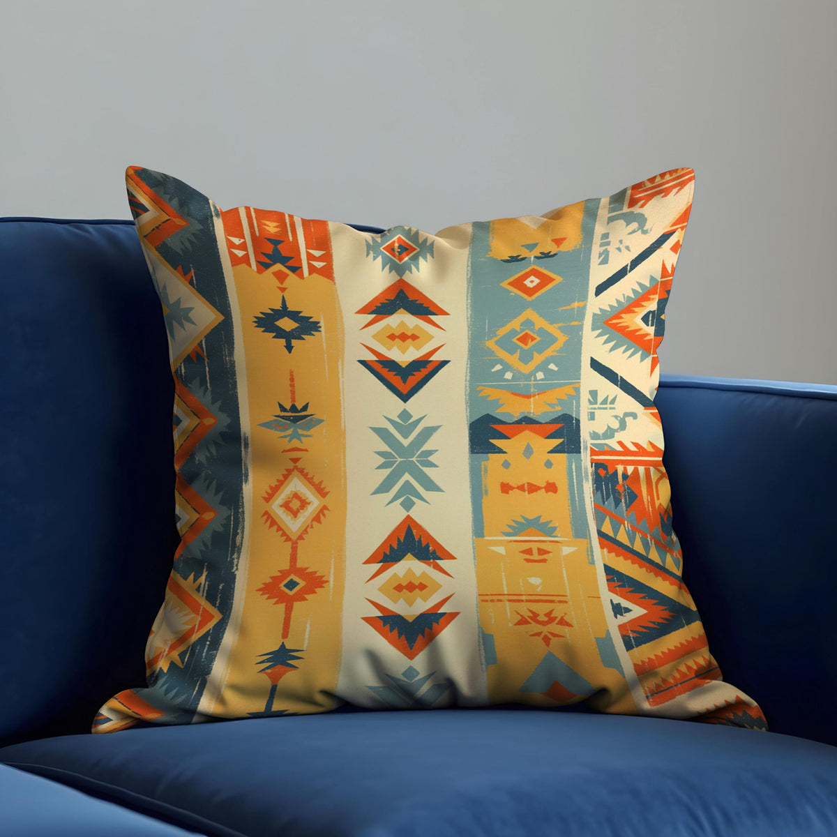 Southwestern Cushion Cover, Aztec Throw Pillow Case