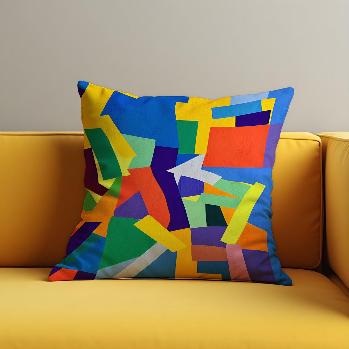 Bold Abstract Cushion Cover, Modern Throw Pillow Case
