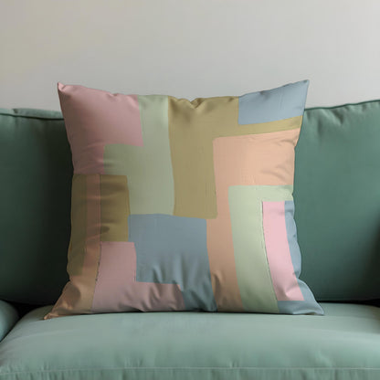 Pastel Geometric Cushion Cover, Scandinavian Pillow Case