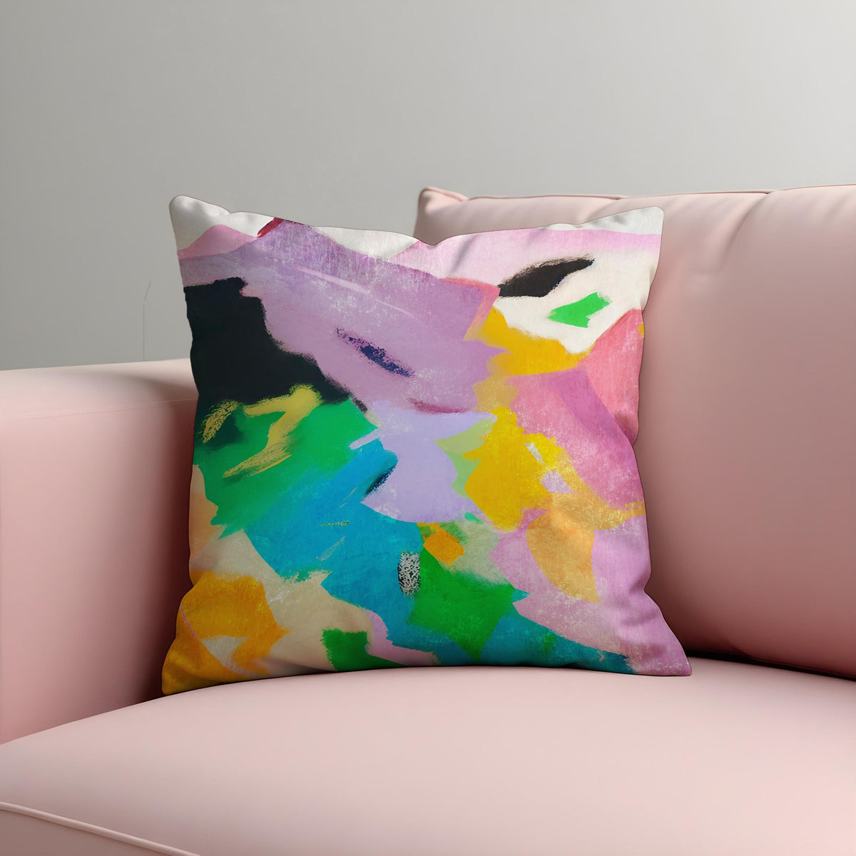 Colour Splash Cushion Cover, Rainbow Throw Pillow Case