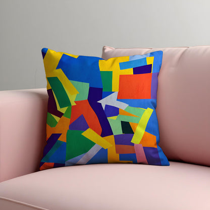 Bold Abstract Cushion Cover, Modern Throw Pillow Case