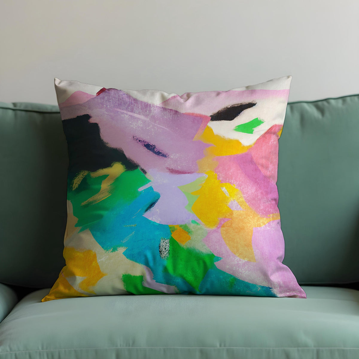 Colour Splash Cushion Cover, Rainbow Throw Pillow Case