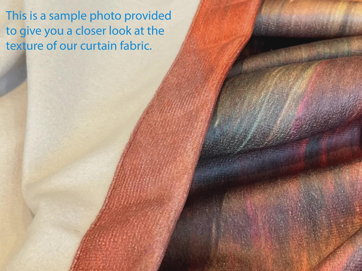 Green Multi Tone Abstract Curtains, Geometric Window Drapes
