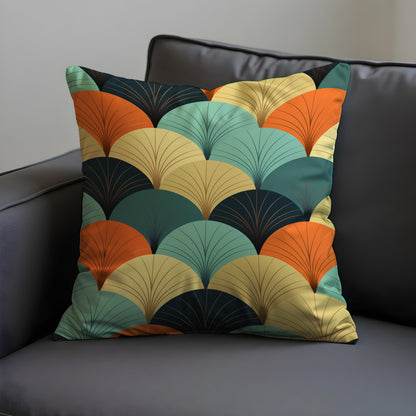 Art Deco Cushion Cover, Geometric Pillow Case, Mid Century Modern Pillow Cover