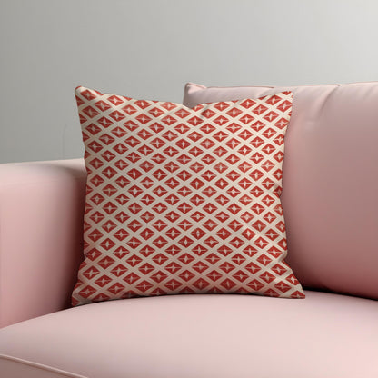 Terracotta Cushion Cover, Rust Boho Throw Pillow Case