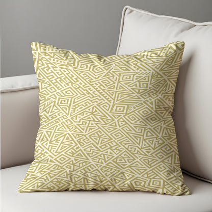 Neutral Geometric Cushion Cover, Abstract Pillow Case