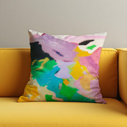 Colour Splash Cushion Cover, Rainbow Throw Pillow Case