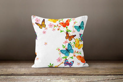 Colourful Butterfly Cushion Cover Decorative Cushion Case