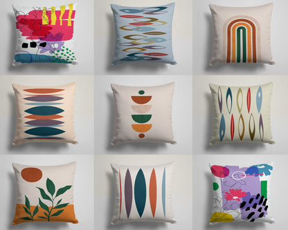 Abstract Mid Century Modern Cushion Cover