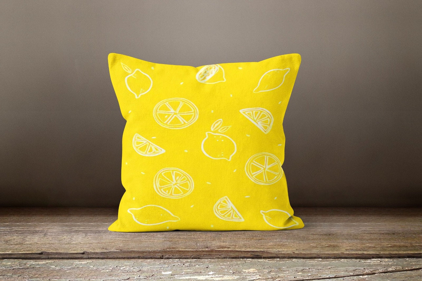 Lemon Citrus Kitchen Fruit Cushion Cover