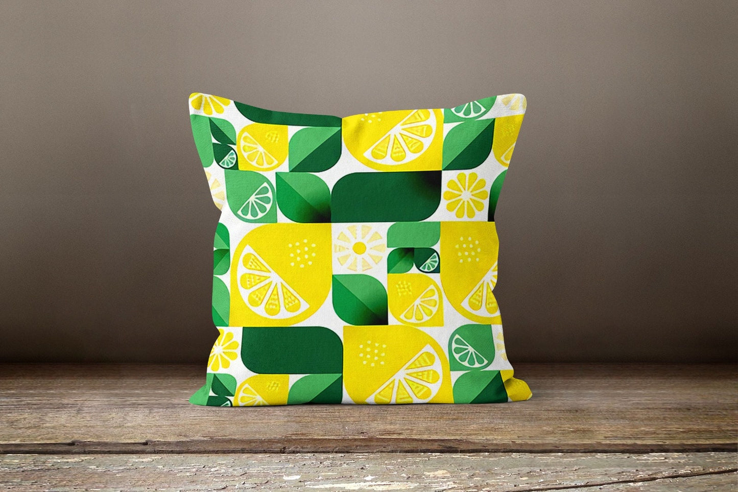 Lemon Citrus Kitchen Fruit Cushion Cover
