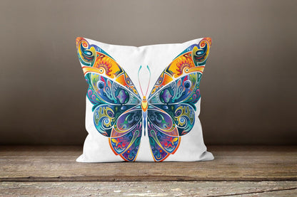 Colourful Butterfly Multicolour Decorative Cushion Cover