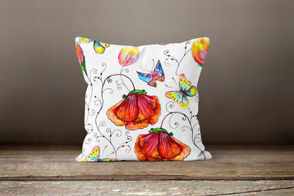 Colourful Butterfly Cushion Cover Decorative Cushion Case