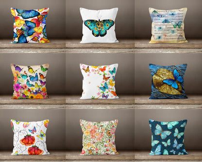 Colourful Butterfly Cushion Cover Decorative Cushion Case