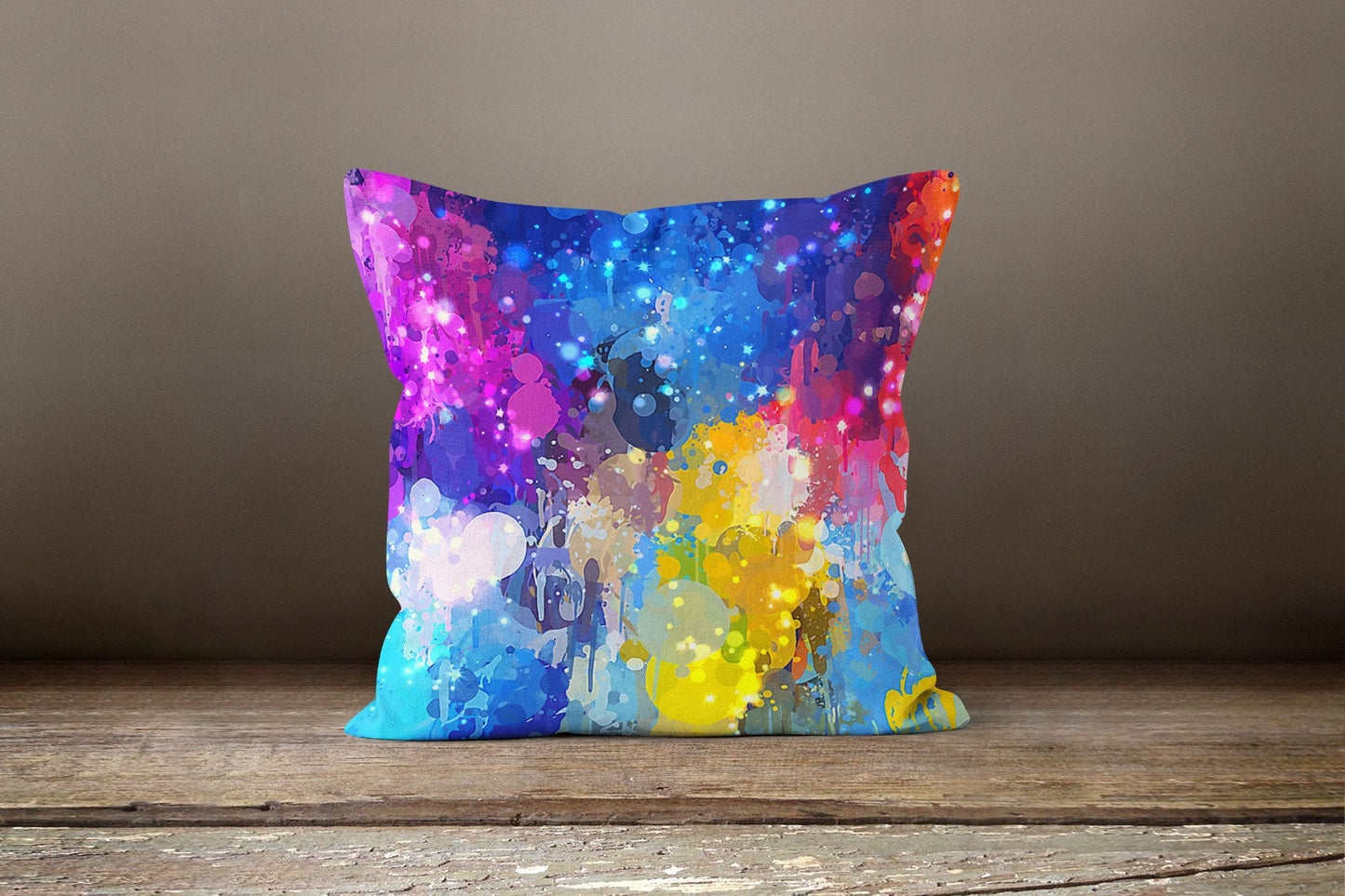 Colorful Exotic Decorative Flower Cushion Cover