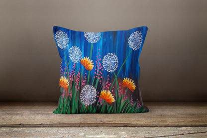 Beach House Decor Nautical Crab Cushion Cover