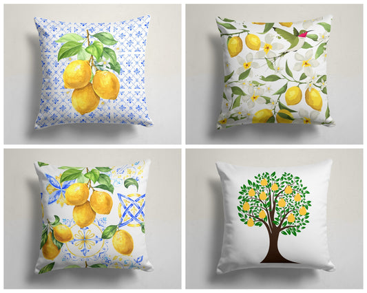Lemon Tree Cushion Cover