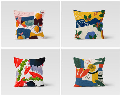 Abstract Geometric Mid Century Modern Cushion Cover