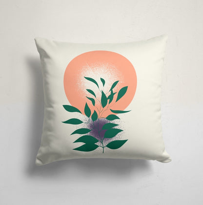 Abstract Flower Cushion Cover