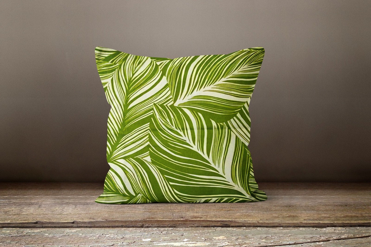 Multicolour Exotic Flower Green Leaves Cushion Cover