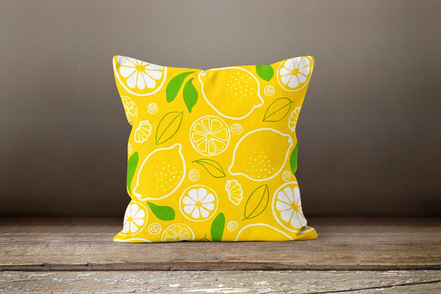 Lemon Citrus Kitchen Fruit Cushion Cover