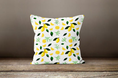 Lemon Citrus Kitchen Fruit Cushion Cover