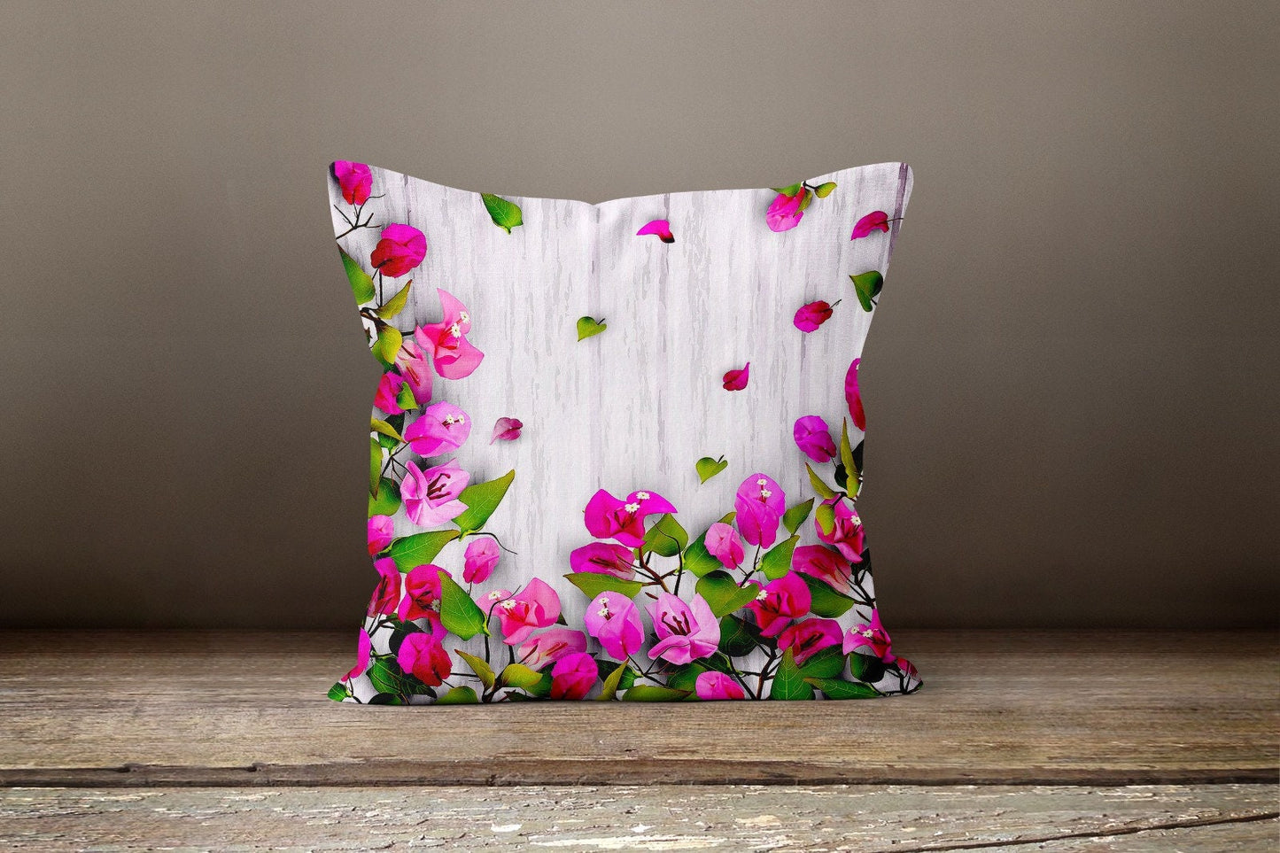 Colorful Exotic Decorative Flower Cushion Cover