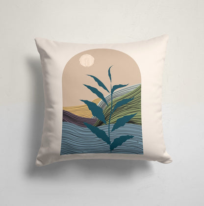 Abstract Landscape View Cushion Cover