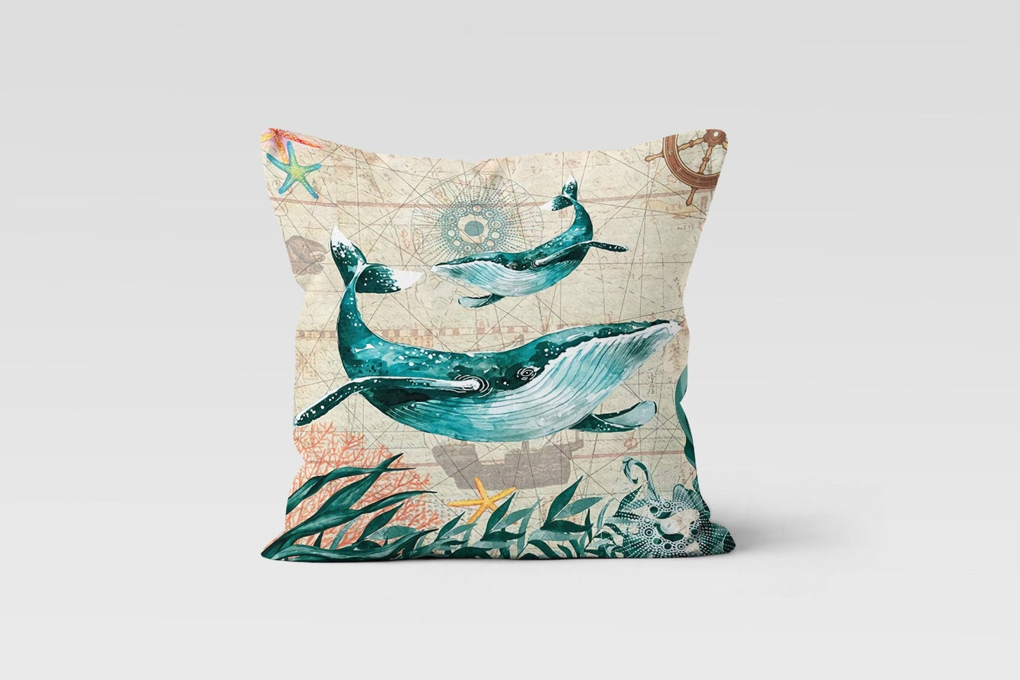 Aquarium Fish Marine Life Cushion Covers