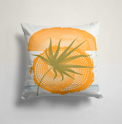 Abstract Flower Cushion Cover