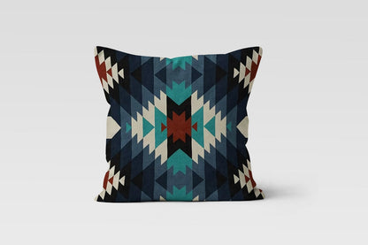 Turkish Kilim Print Southwestern Aztec Cushion Cover