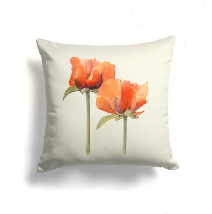 Autumn Tree Leaves Orange Yellow Brown Cushion Cover