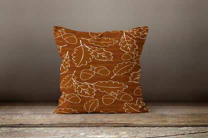 Autumn Leaves Farmhouse Home Decor Printed Cushion Cover