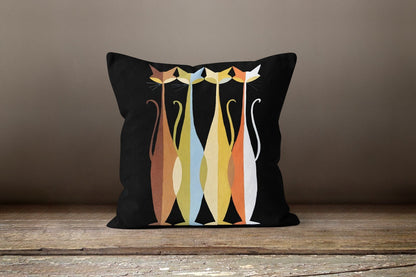 Multicolour Rainbow Abstract Geometric Cushion Cover