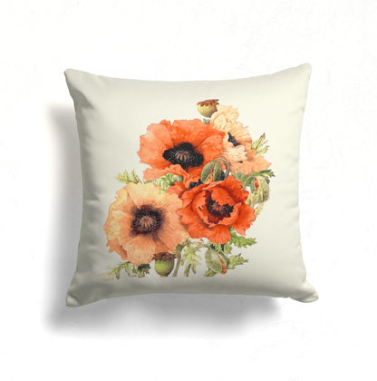 Autumn Tree Leaves Orange Yellow Brown Cushion Cover