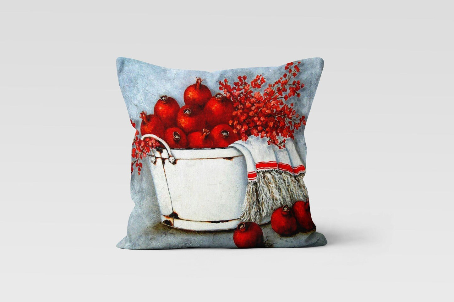 Pomegranate Decorative Kitchen Cushion Cover