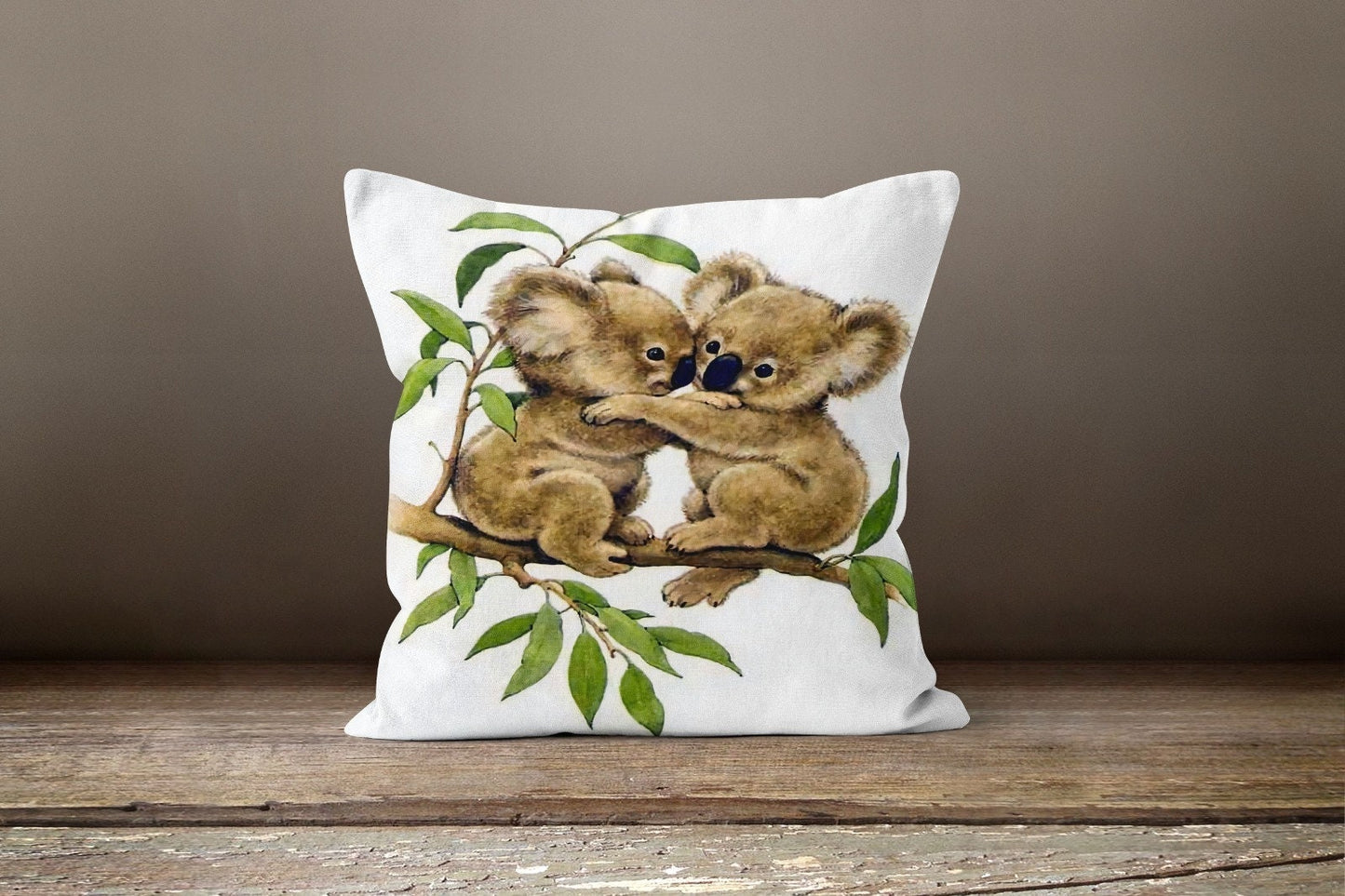 Giraffe Butterfly Cat Koala Animal Print Cushion Cover