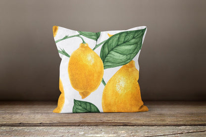 Lemon Citrus Lime Printed Cushion Cover